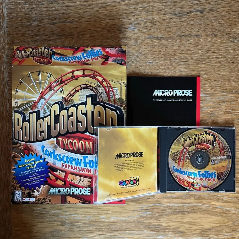 RollerCoaster Tycoon Corkscrew Follies Expansion Pack